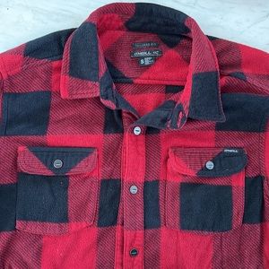 O’Neill fleece buffalo plaid shirt